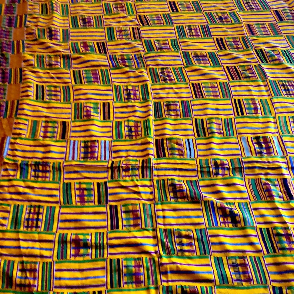 Very Old Kente Cloth from Ghana Antique